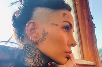 Cande Tinelli, rapada