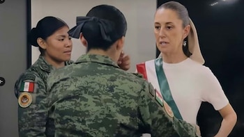 La banda presidencial es hecha