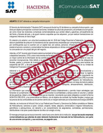 El instituto fiscal desmintió el