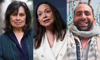 Los escritores colombianos Laura Restrepo