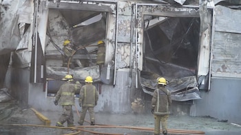 incendio en una planta panificadora