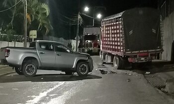 El hombre que conducía se