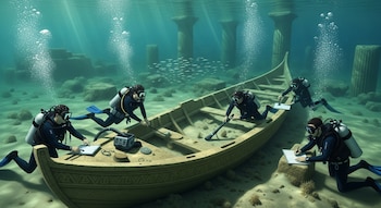 El hallazgo de una embarcación