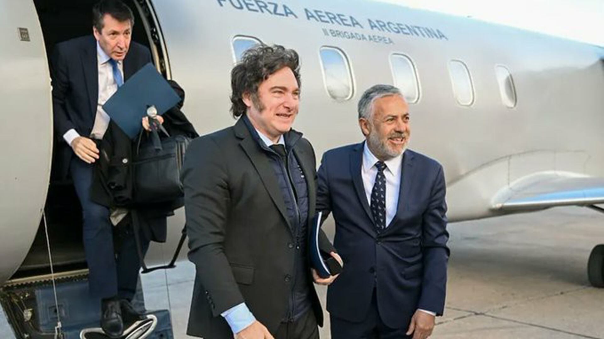 Javier Milei en Mendoza junto a Cornejo