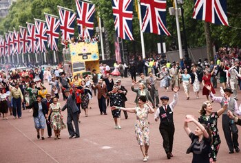 Los participantes se vistieron de