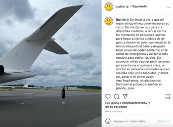 Tomada de Instagram @jbalvin