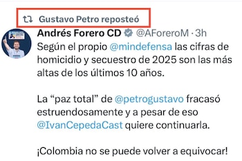 El representante Andrés Forero sostuvo