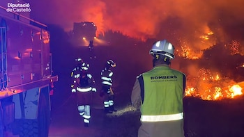 Estabilizado el incendio forestal de Tírig tras tres días activo