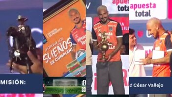 Un adorno de un chalán montando caballo, un cuadro de los hinchas, un trofeo con silueta de deportista y una caja plateada: los últimos regalos de Paolo Guerrero.