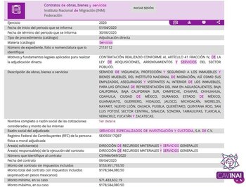 INM, entre los clientes de