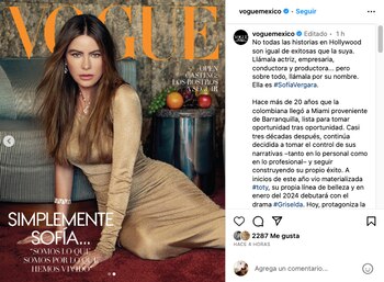 Sofía Vergara es la portada