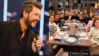 Marcelo Tinelli visitó restaurante de
