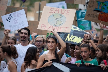 Manifestación por la emergencia climática
