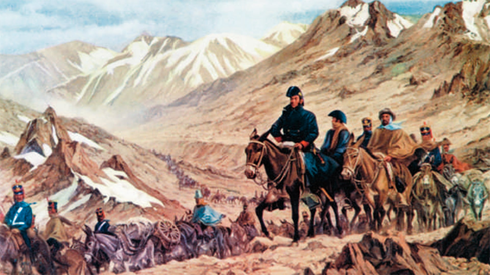 El cruce de los Andes fue una gigantesca operación que se estudia en academias militares en el mundo