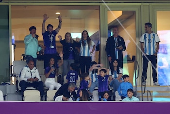 La familia Messi, siempre junto