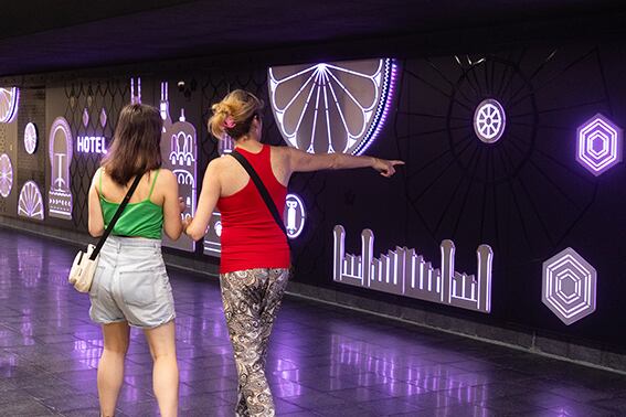 El proyecto de Subterráneos de Buenos Aires S.A.U. integra arte, historia y movilidad en la conexión de las líneas A y C del subte