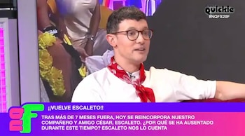 César 'Escaleto' ha contado que