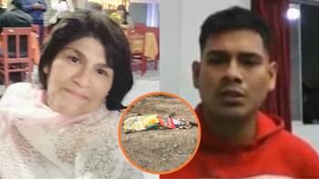 Hijo de la víctima entró