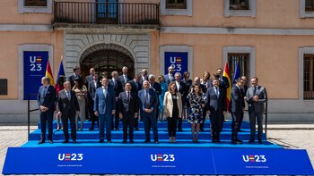 Los ministros de Exteriores de