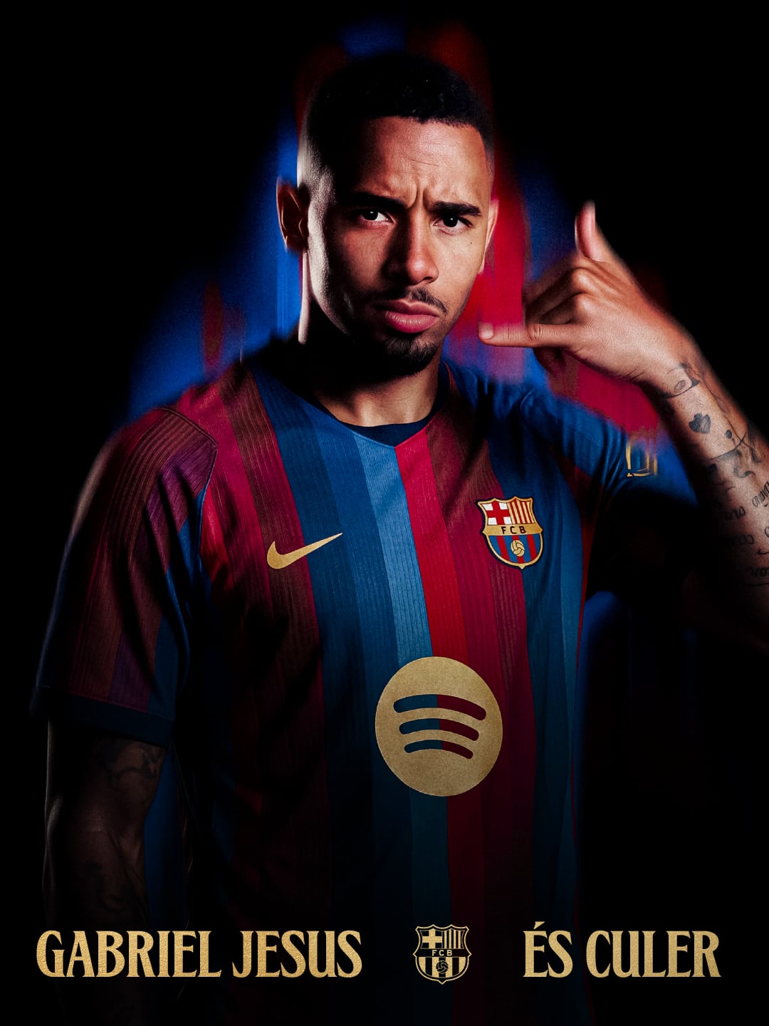 Barcelona invirtió la modesta suma de 12 millones de dólares por el brasileño Gabriel Jesus, ex Arsenal