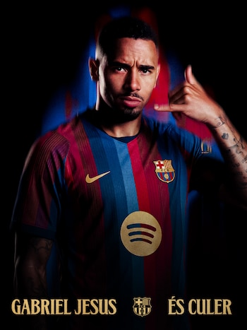 Barcelona invirtió la modesta suma de 12 millones de dólares por el brasileño Gabriel Jesus, ex Arsenal