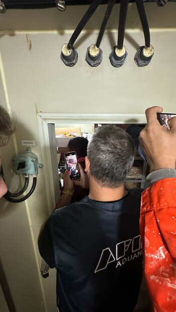 Los agentes federales filmaron todo