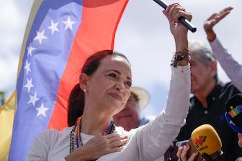 María Corina Machado encabezó la