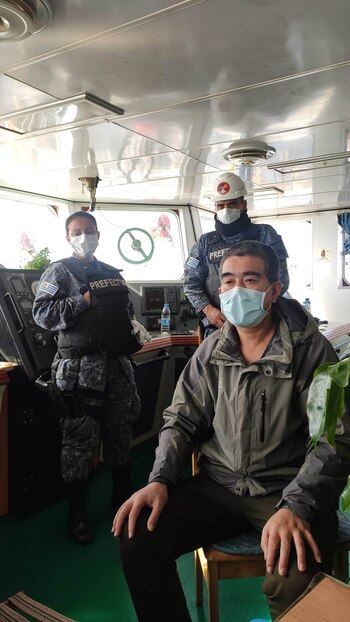 Ninguno de los tripulantes reconoció