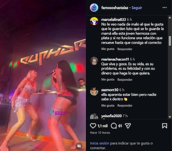 Las historias de Instagram de Andrea Valdiri mostraron escenas tras bastidores y desataron elogios, críticas y reacciones sobre su soltería - crédito famososhastalaz / Instagram