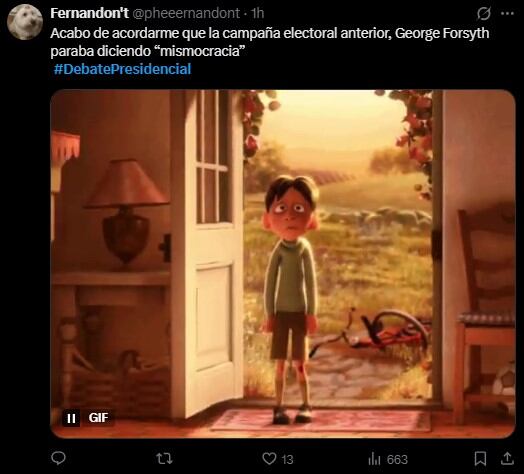 Debate presidencial EN VIVO: lo más viral en redes tras los momentos más polémicos. Captura: X.