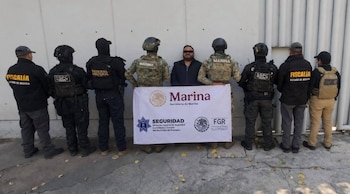 En el operativo participaron elementos de la Marina, la FEMDO, la Agencia de Investigación Criminal y la Secretaría de Seguridad y Protección Ciudadana. (Crédito: FGJEM)