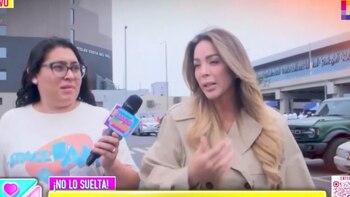 Sheyla Rojas aseguró que está conociendo a Joaquín Ramírez y destacó que es un hombre trabajador. 'Amor y Fuego'.