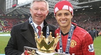 Messi alaba a Chicharito (@cabrafutbol)