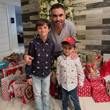 Lincoln Palomeque celebró la Navidad