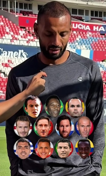 El delantero brasileño eligió a sus jugadores favoritos de cada país
