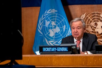 Fotografía cedida por la ONU