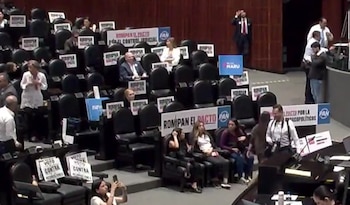 Falta de cuórum en la Cámara de Diputados.