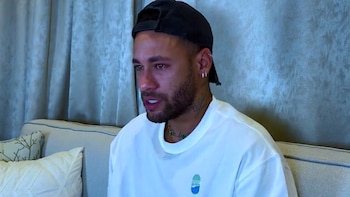Neymar rompió en llanto al