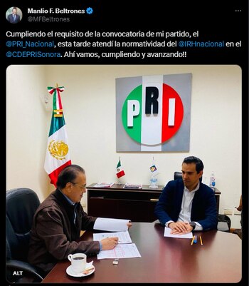 Beltrones podría participar por un