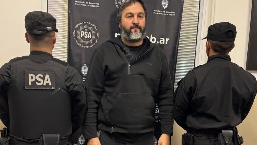 Detención de Ariel García Furfaro el 20 de agosto de 2021.