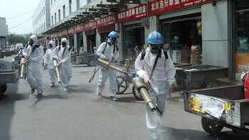 El primer rebrote en Pekín