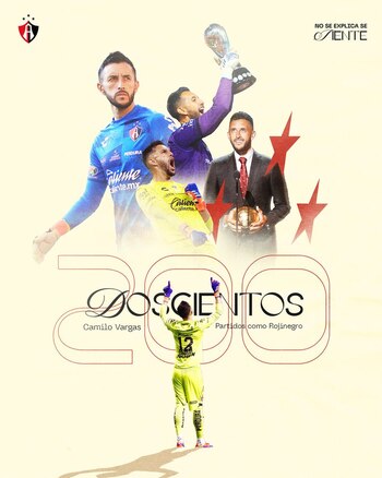 Camilo Vargas cumplió 200 partidos