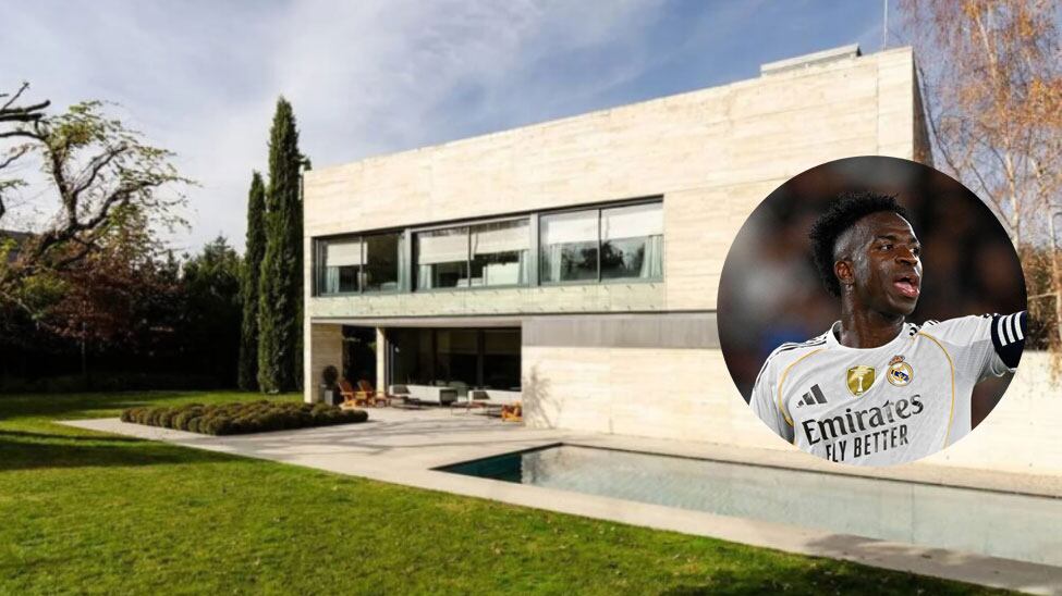 La propiedad que alquila Vinícius, que pertenece a Sergio Ramos