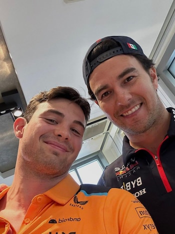 Pato O'Ward y Checo Pérez