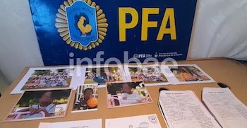 Durante el allanamiento en el