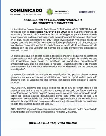 Investigación de la SIC a Dimayor