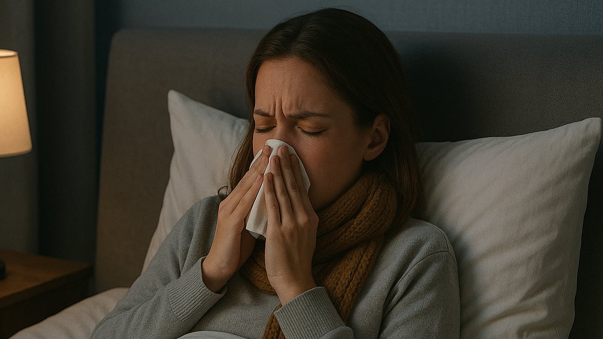 Según expertos, la tos persistente puede causar fatiga, alteraciones del sueño e incluso fracturas en las costillas (Imagen Ilustrativa Infobae)