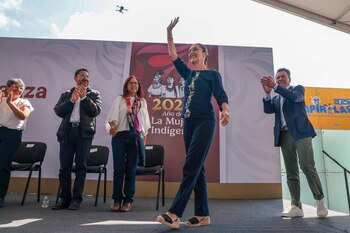 Este domingo, la mandataria completó