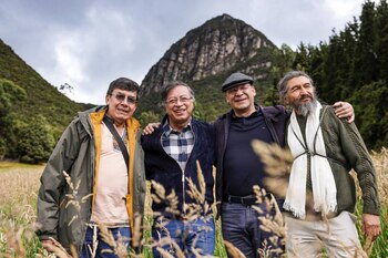 El presidente publicó una fotografía