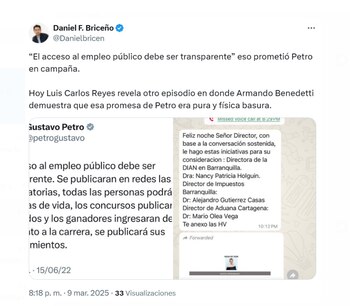 Daniel Briceño criticó la promesa